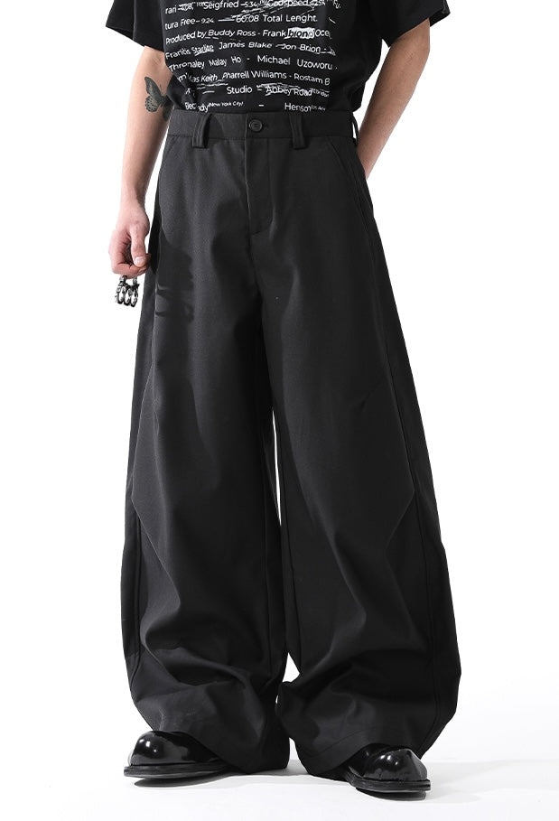 [BLANKIN] DRAPED PLEAT WIDE TROUSERS st5014