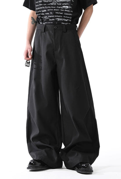 [BLANKIN] DRAPED PLEAT WIDE TROUSERS st5014