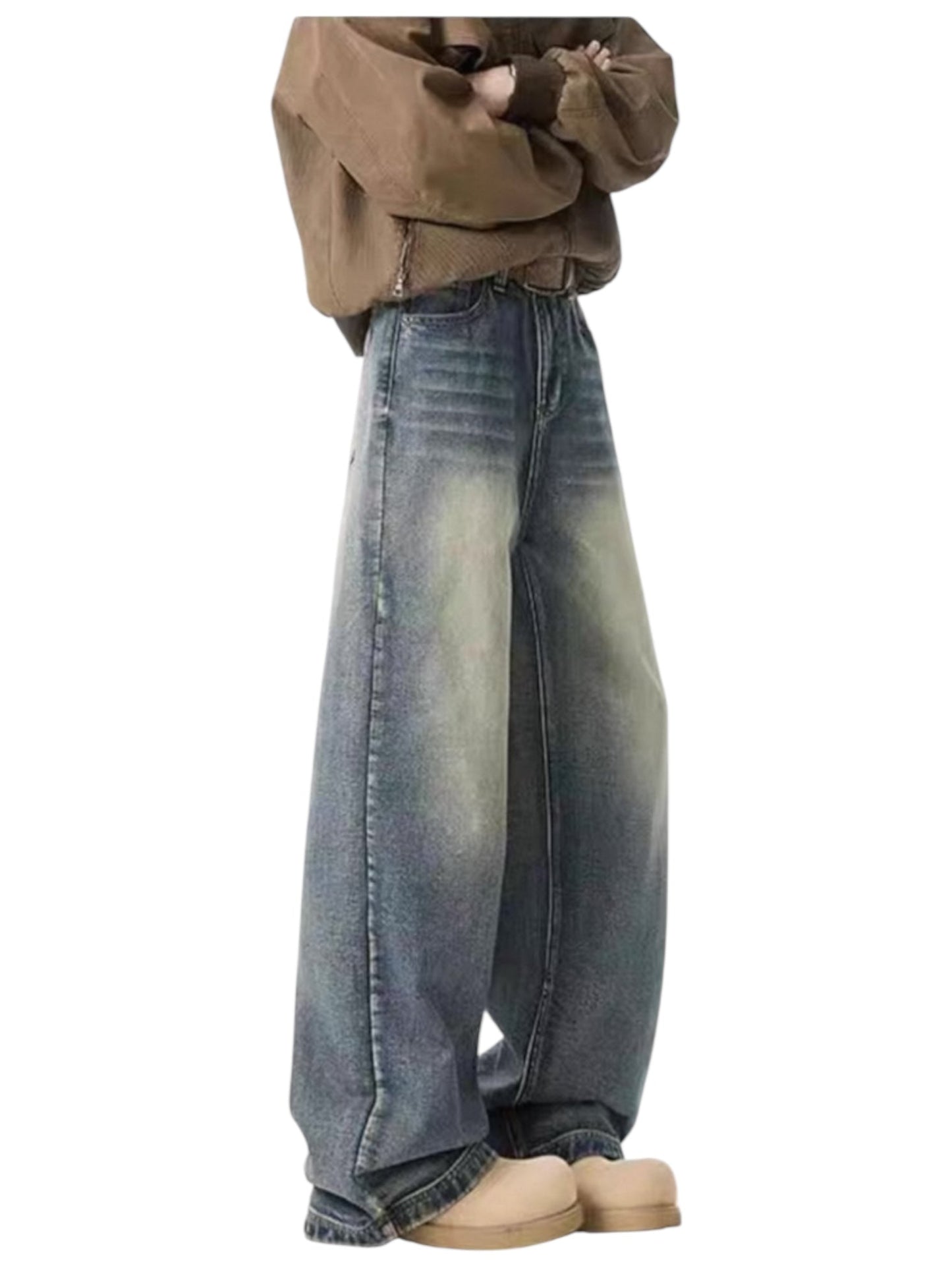 [xhhx] DIRTY FLARE-CUT JEANS st5042