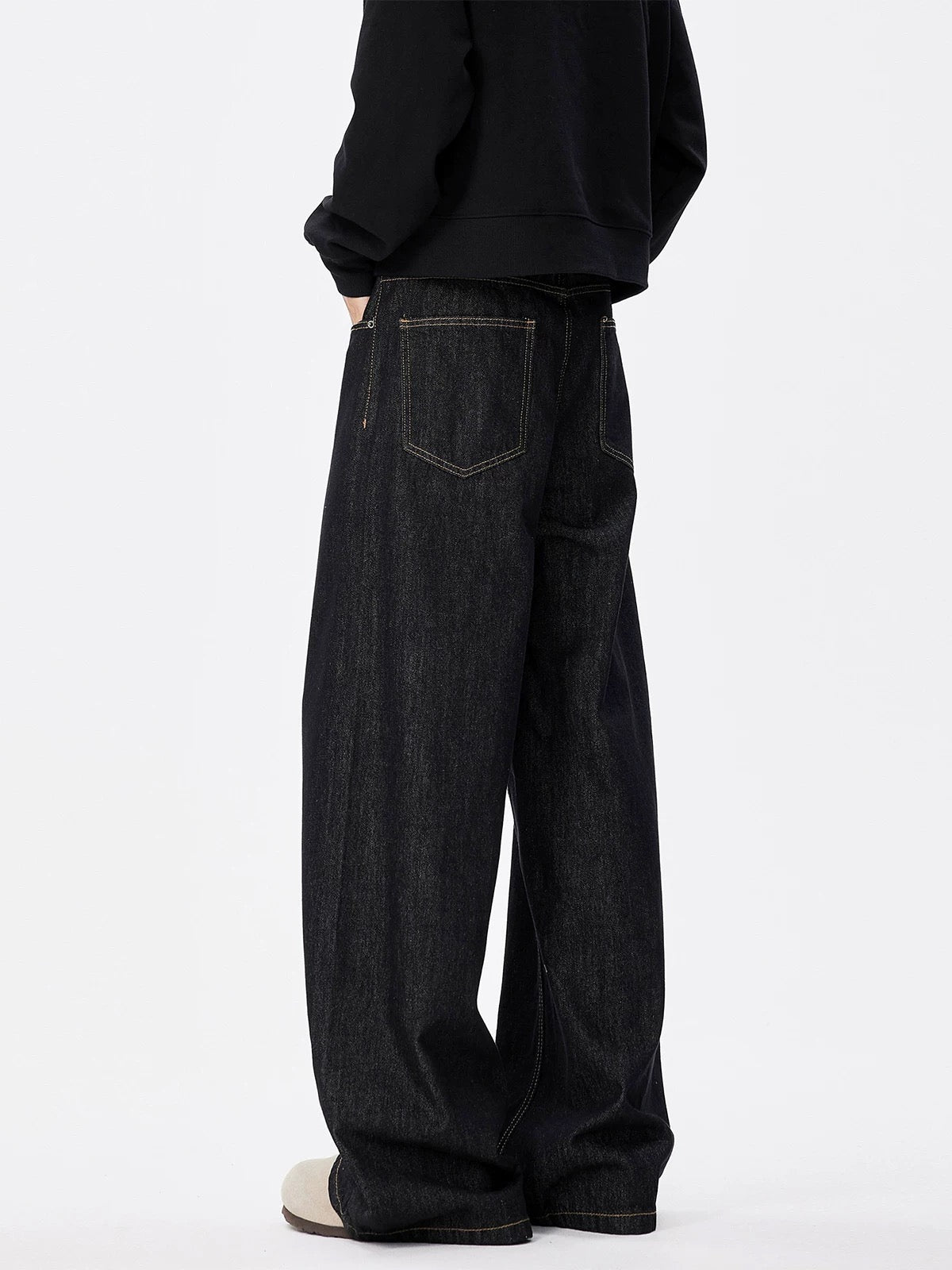 [FLAT ROOM] CLEANFIT STACKED WIDE LEG JEANS st5013
