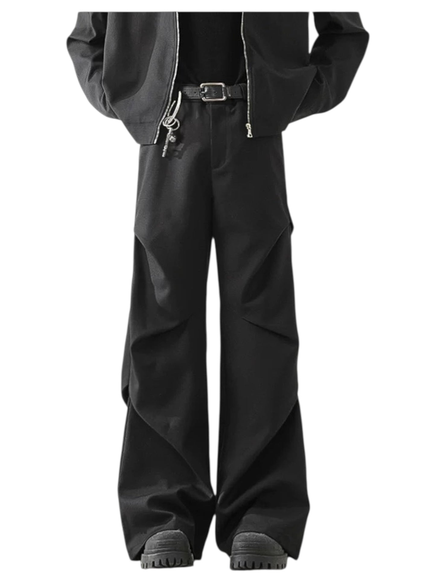 [TANCCHUI] ELEVATED PLEAT-CUT TROUSERS st5039