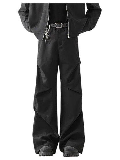 [TANCCHUI] ELEVATED PLEAT-CUT TROUSERS st5039