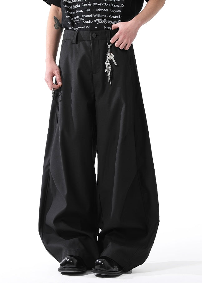 [BLANKIN] DRAPED PLEAT WIDE TROUSERS st5014
