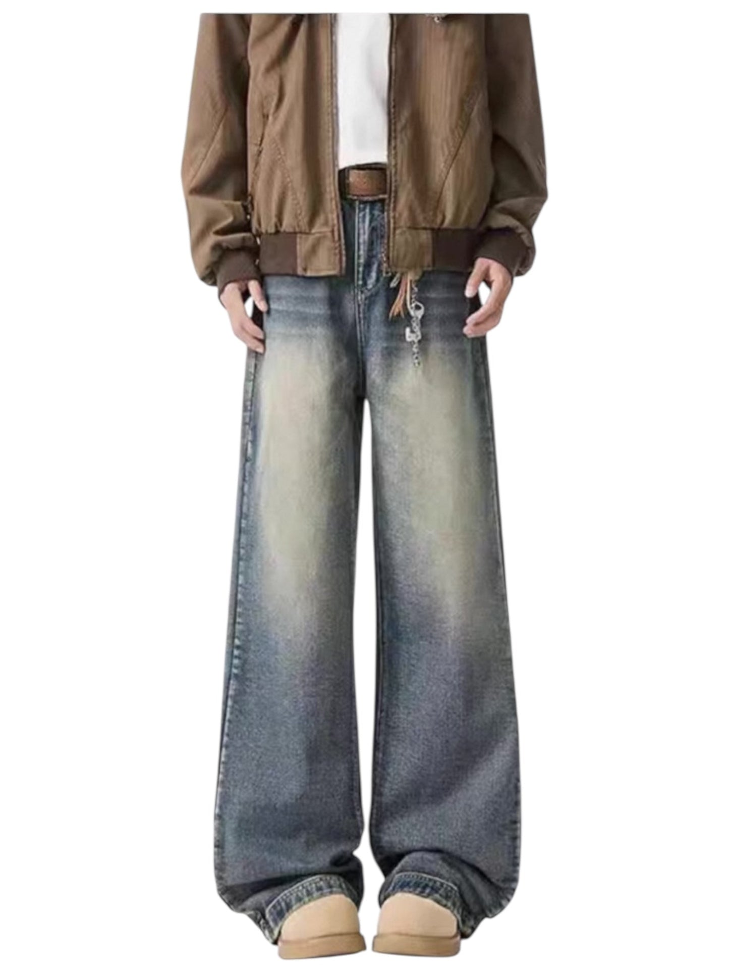 [xhhx] DIRTY FLARE-CUT JEANS st5042