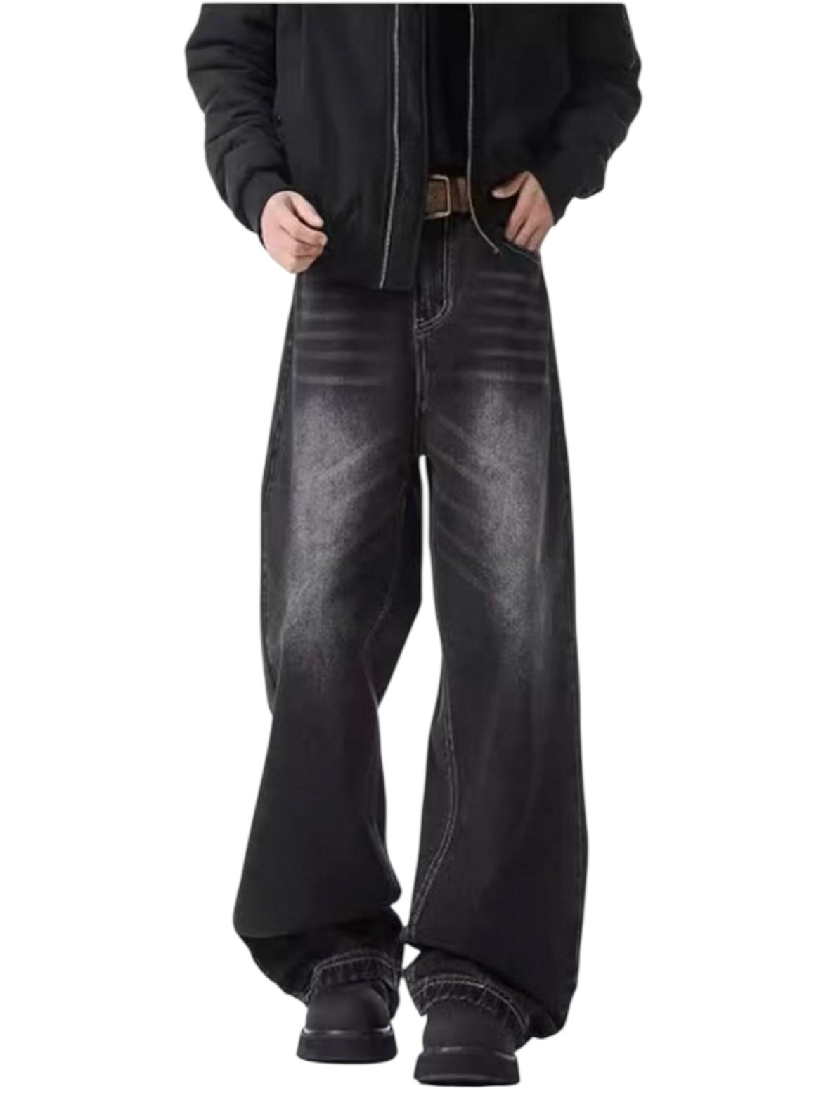 [xhhx] DIRTY FLARE-CUT JEANS st5042
