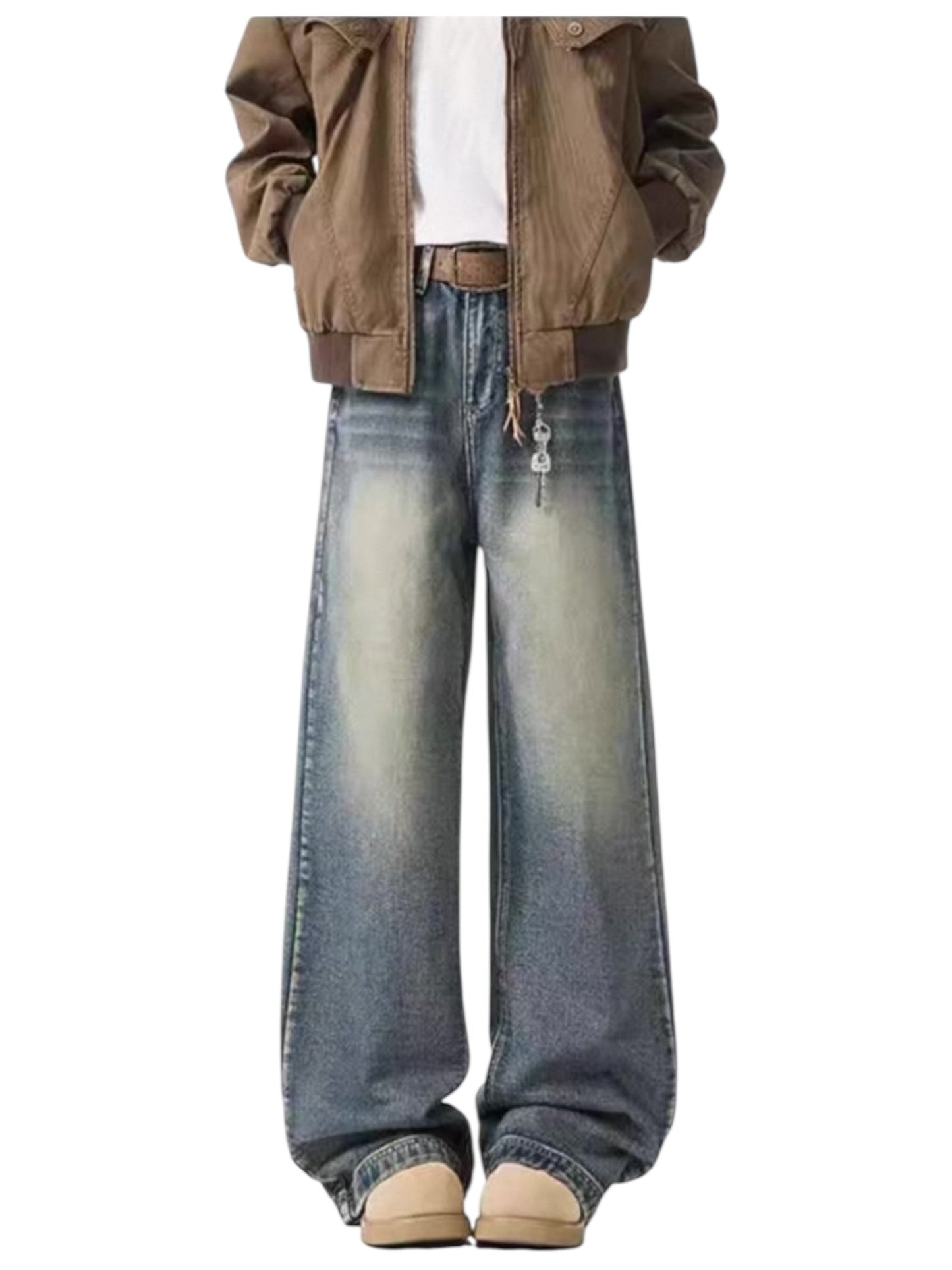 [xhhx] DIRTY FLARE-CUT JEANS st5042