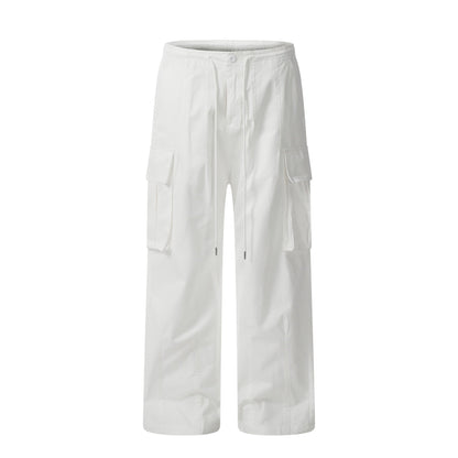[Feel lonely] VINTAGE WIDE-LEG UTILITY CARGO PANTS st2051