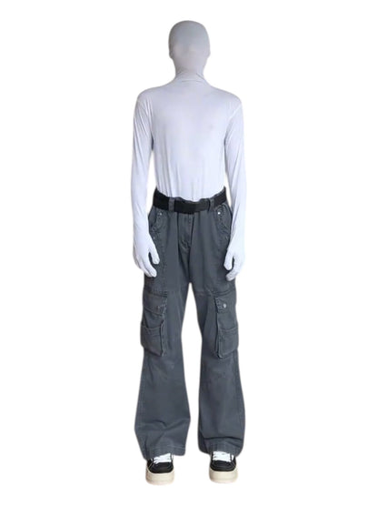 [FILFR] RELAXED MULTI-POCKET STRAIGHT TROUSERS st5029