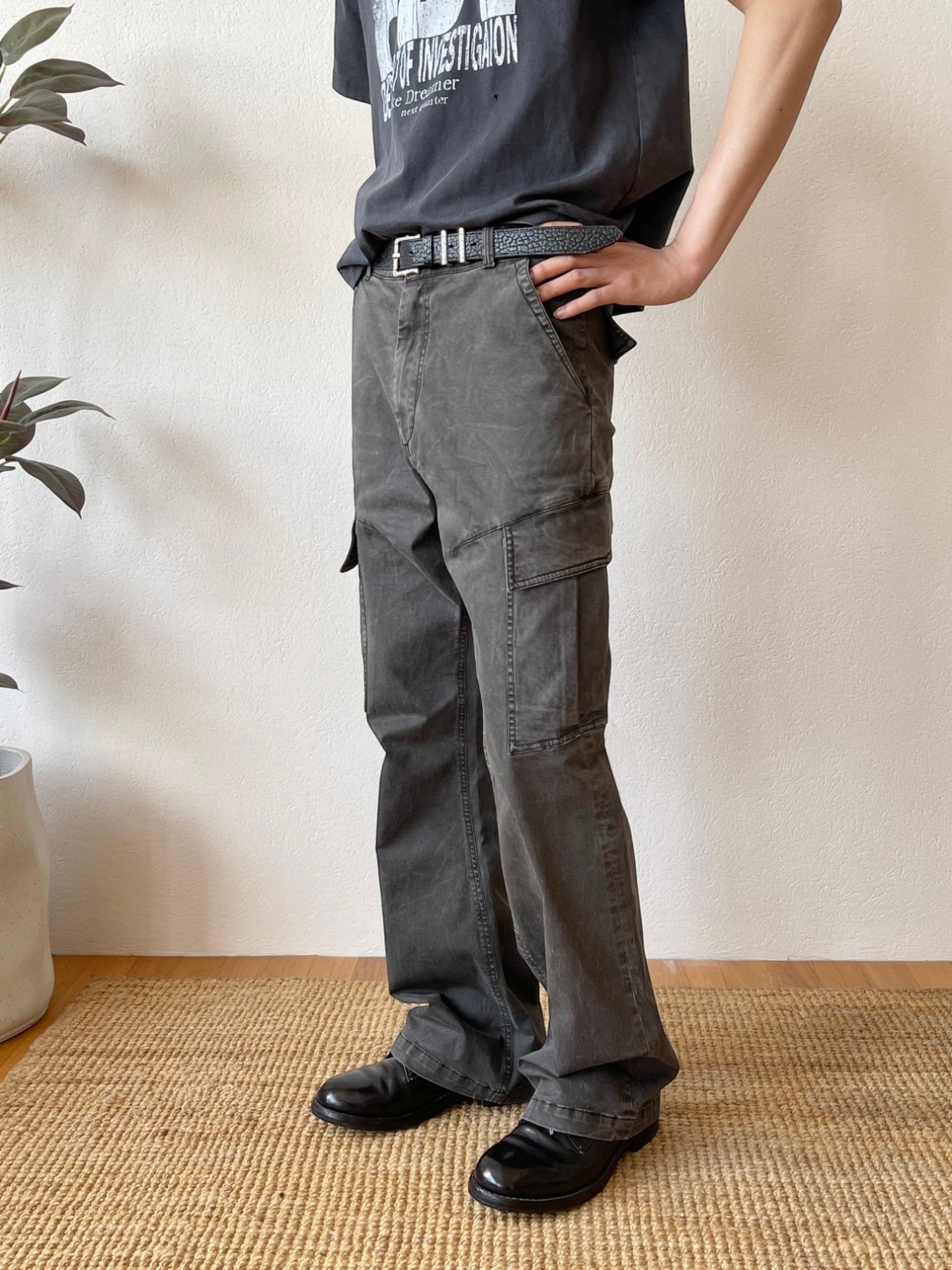 [FDM] DYED WAVE MULTI-POCKET CARGO TROUSERS st5027