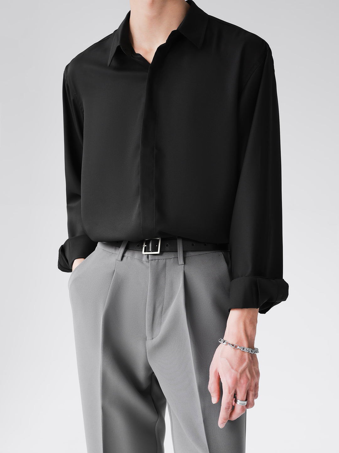 [HOHO] Simple Design Shirt st1120