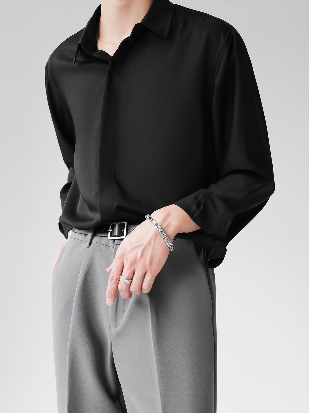 [HOHO] Simple Design Shirt st1120