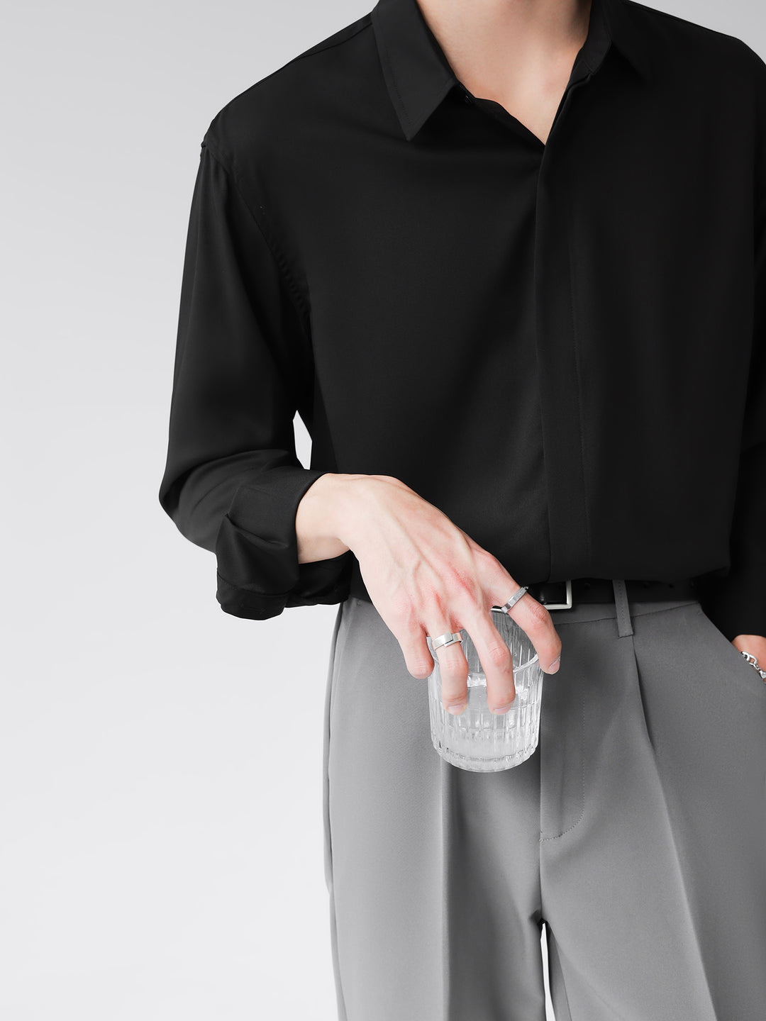 [HOHO] Simple Design Shirt st1120