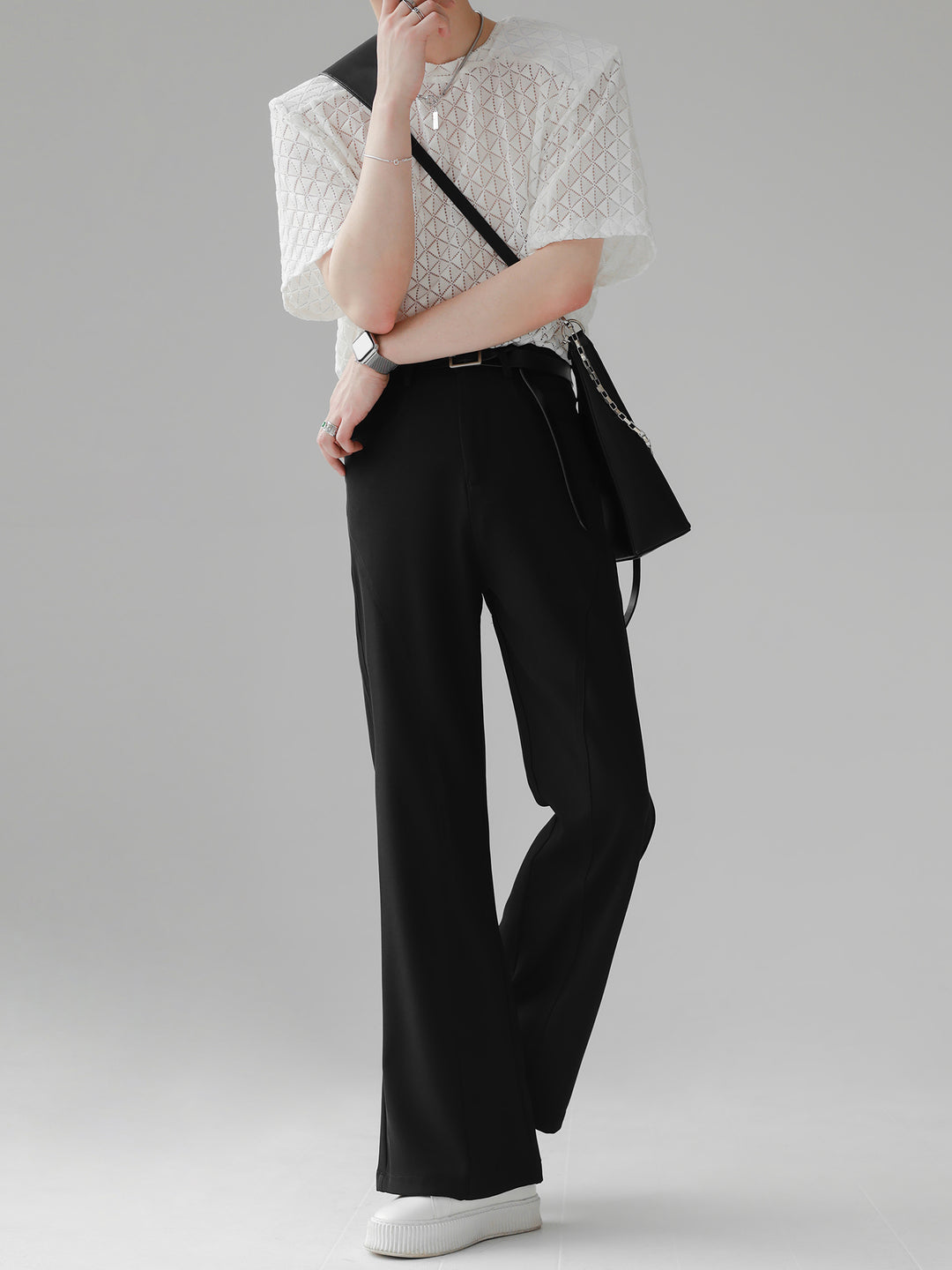[HOHO] Flare mode pants st1177