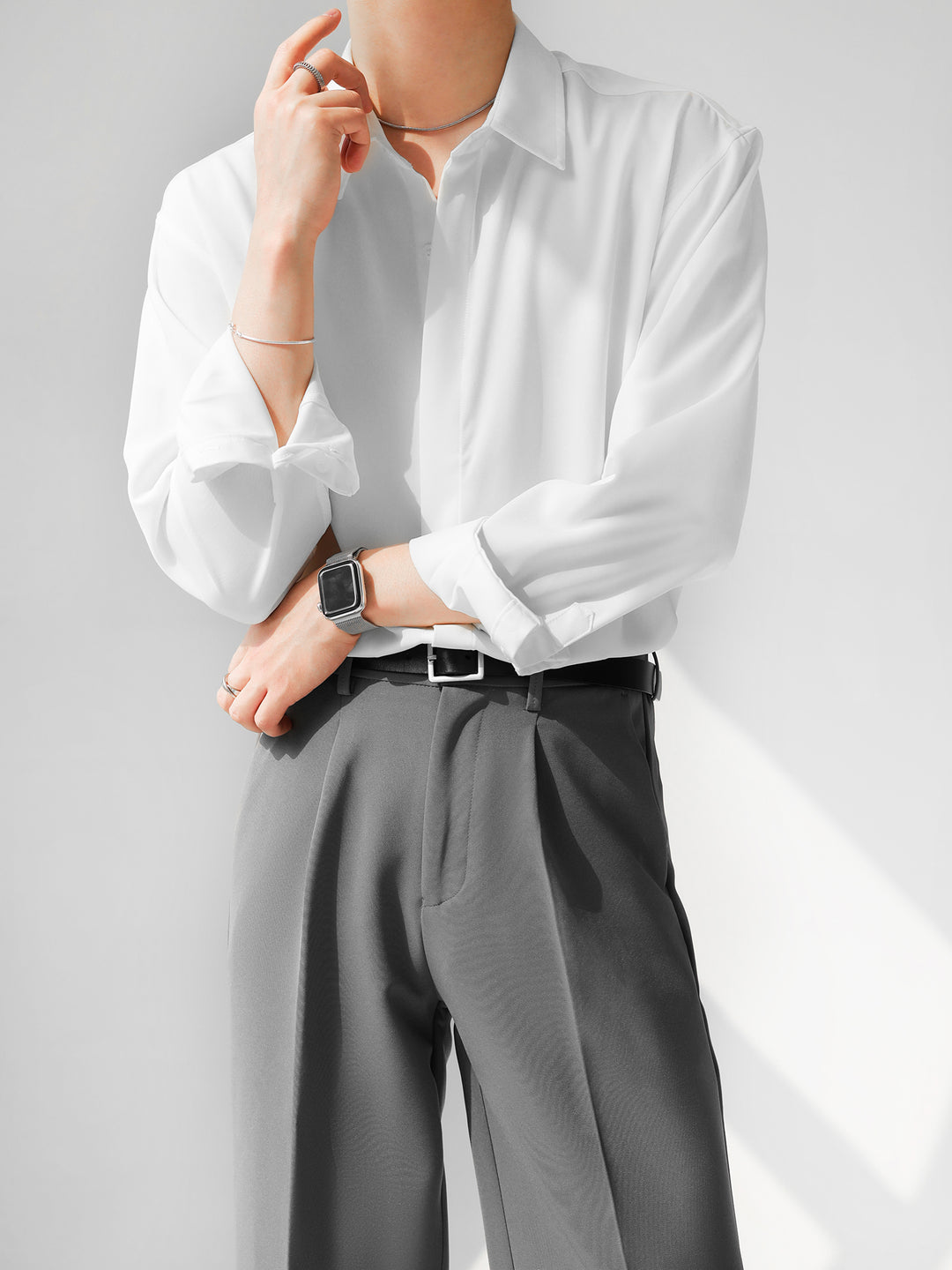 [HOHO] Simple Design Shirt st1120