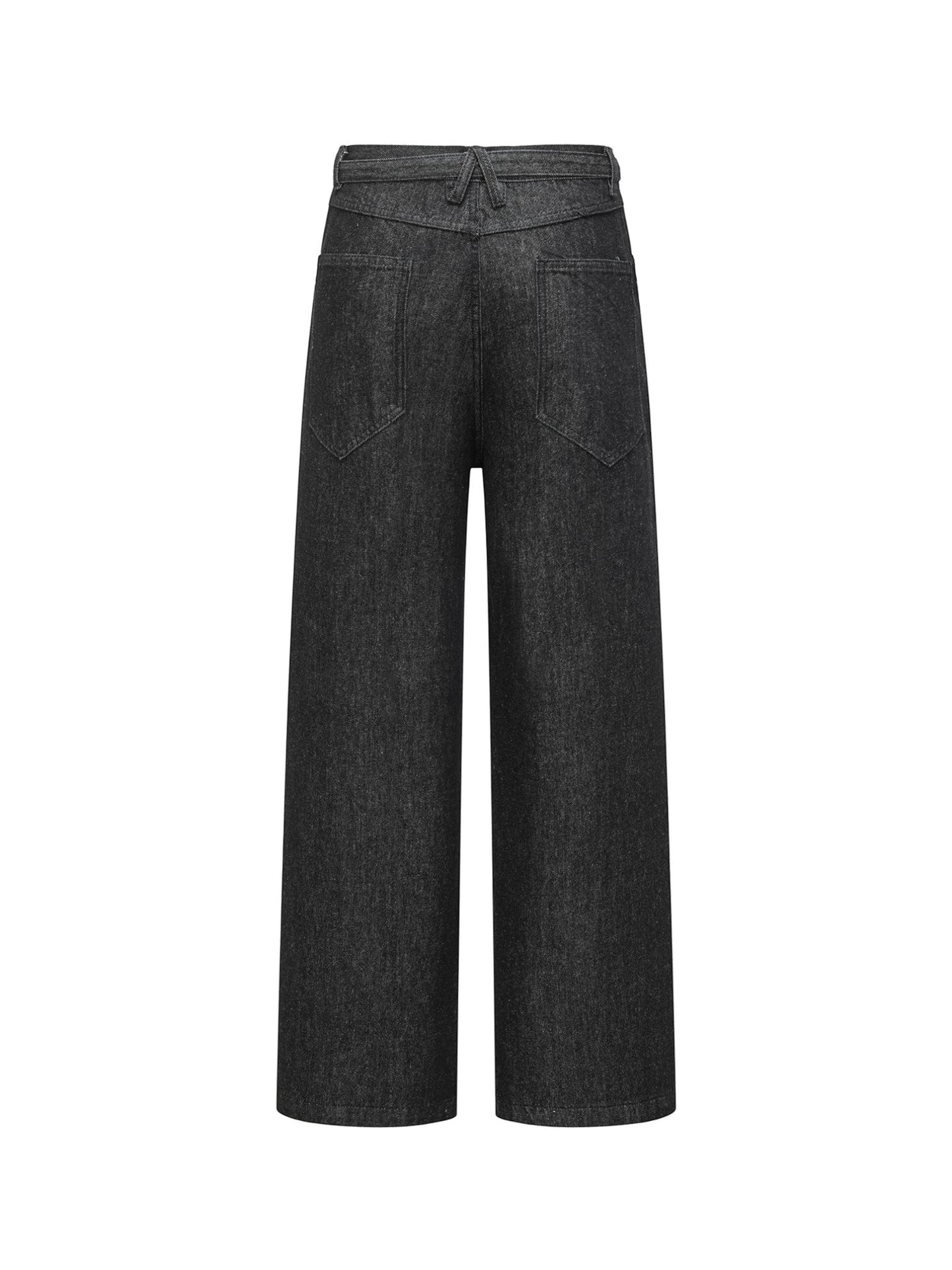 [SINONOME] DRAWSTRING A-CUT HEAVY JEANS st5021