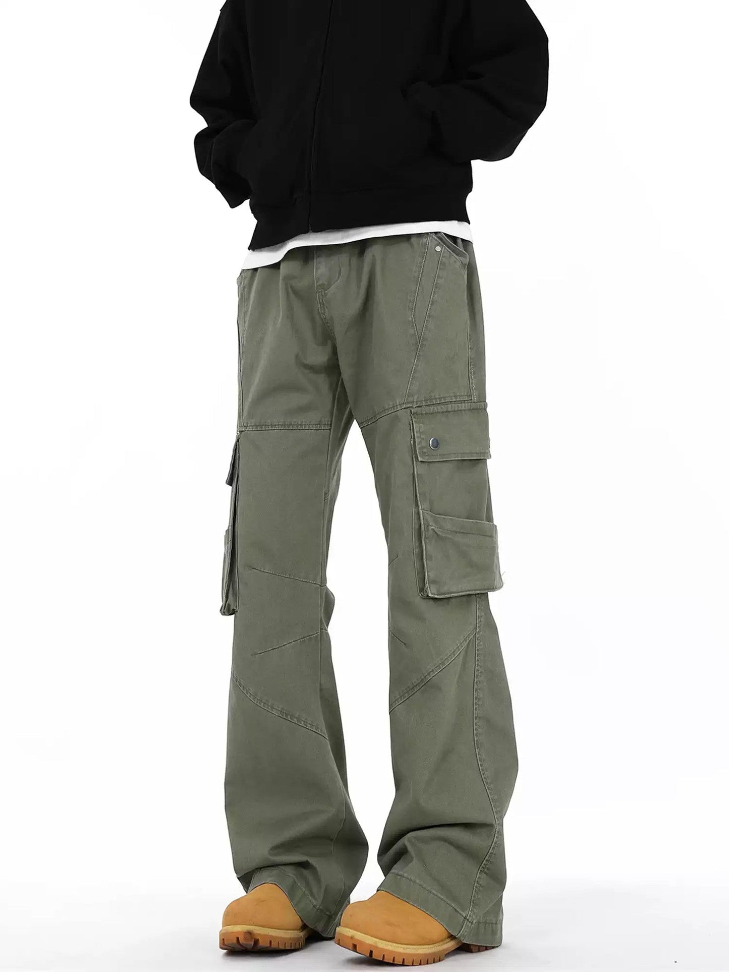 [FILFR] RELAXED MULTI-POCKET STRAIGHT TROUSERS st5029