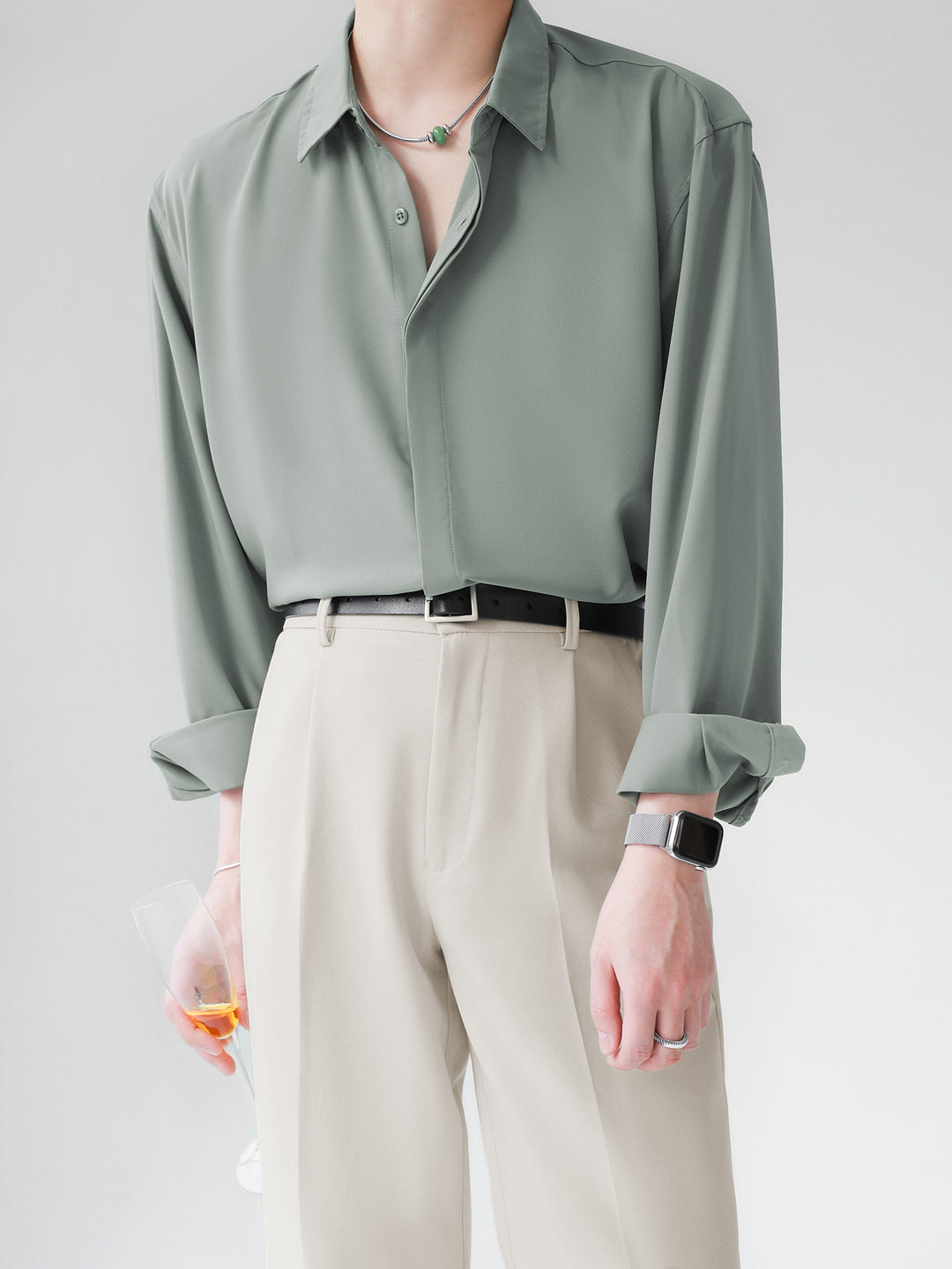 [HOHO] Simple Design Shirt st1120