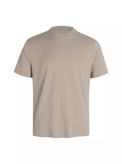 [Hermit] SILK-BLEND MICROTEXTURE Ｔ-shirt st5022