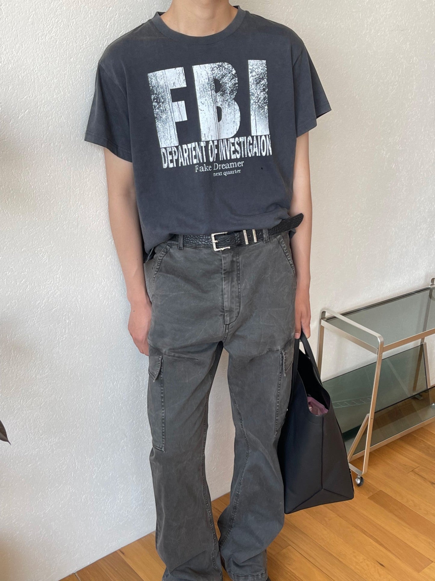 [FDM] DYED WAVE MULTI-POCKET CARGO TROUSERS st5027