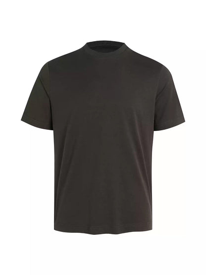 [Hermit] SILK-BLEND MICROTEXTURE Ｔ-shirt st5022