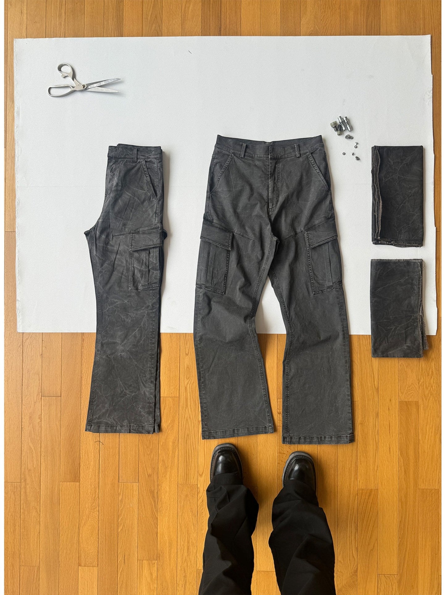 [FDM] DYED WAVE MULTI-POCKET CARGO TROUSERS st5027