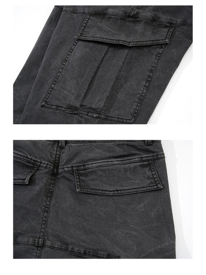 [FDM] DYED WAVE MULTI-POCKET CARGO TROUSERS st5027