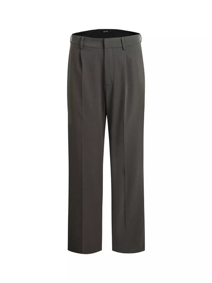 [Hermit] COOL-WEAVE DOUBLE PLEAT TROUSERS st5022