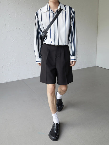 [DAZIONSED] STRIPE LONG SHIRT ST1135