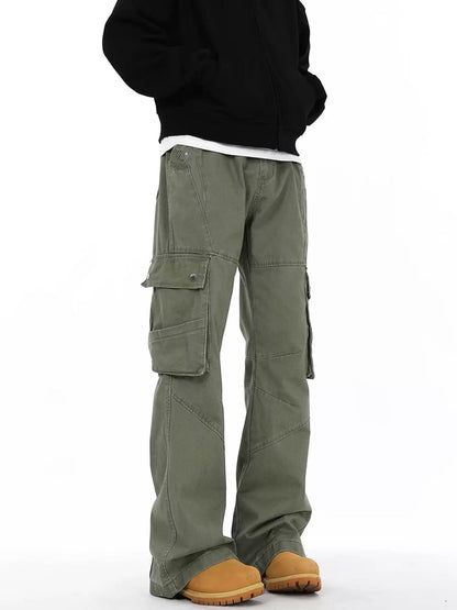 [FILFR] RELAXED MULTI-POCKET STRAIGHT TROUSERS st5029