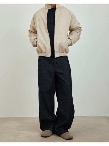 [SINONOME] DRAWSTRING A-CUT HEAVY JEANS st5021