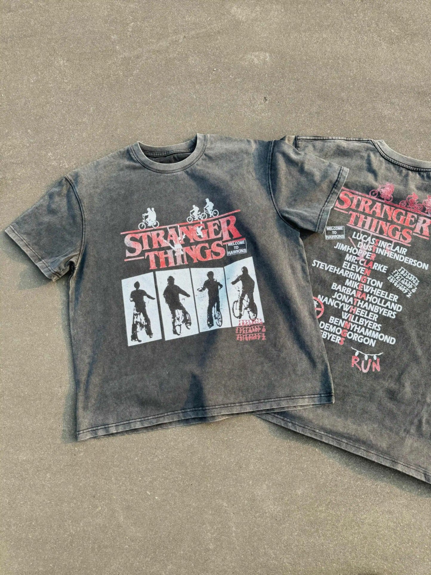 [DERT] VINTAGE STRANGER GRAPHIC BOXY TEE shirt st5029