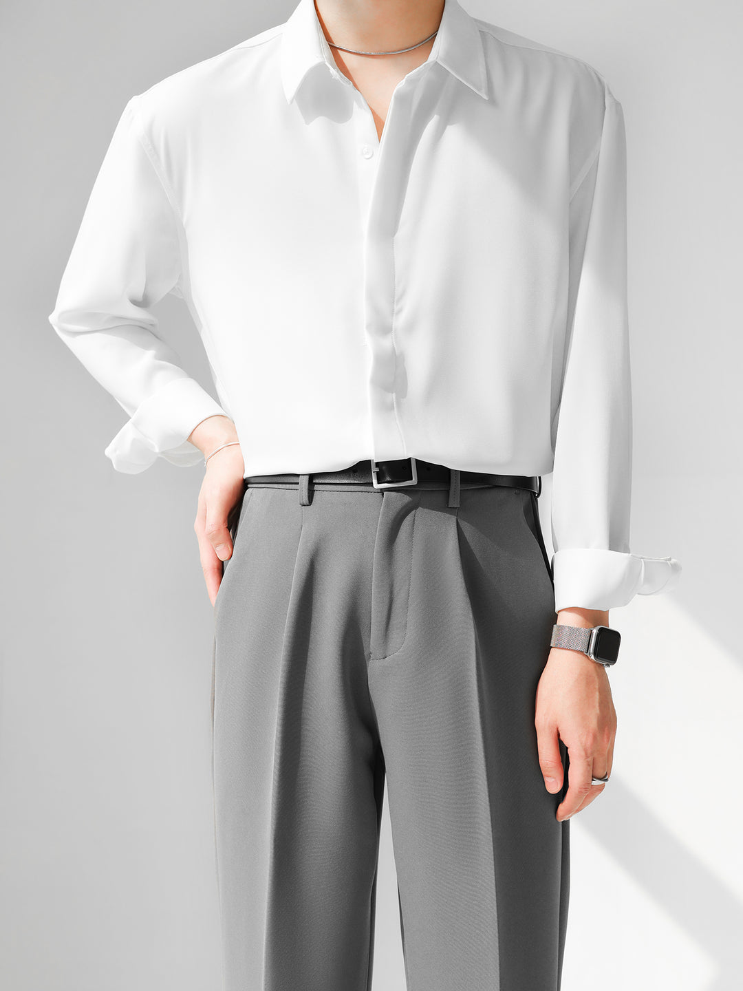 [HOHO] Simple Design Shirt st1120