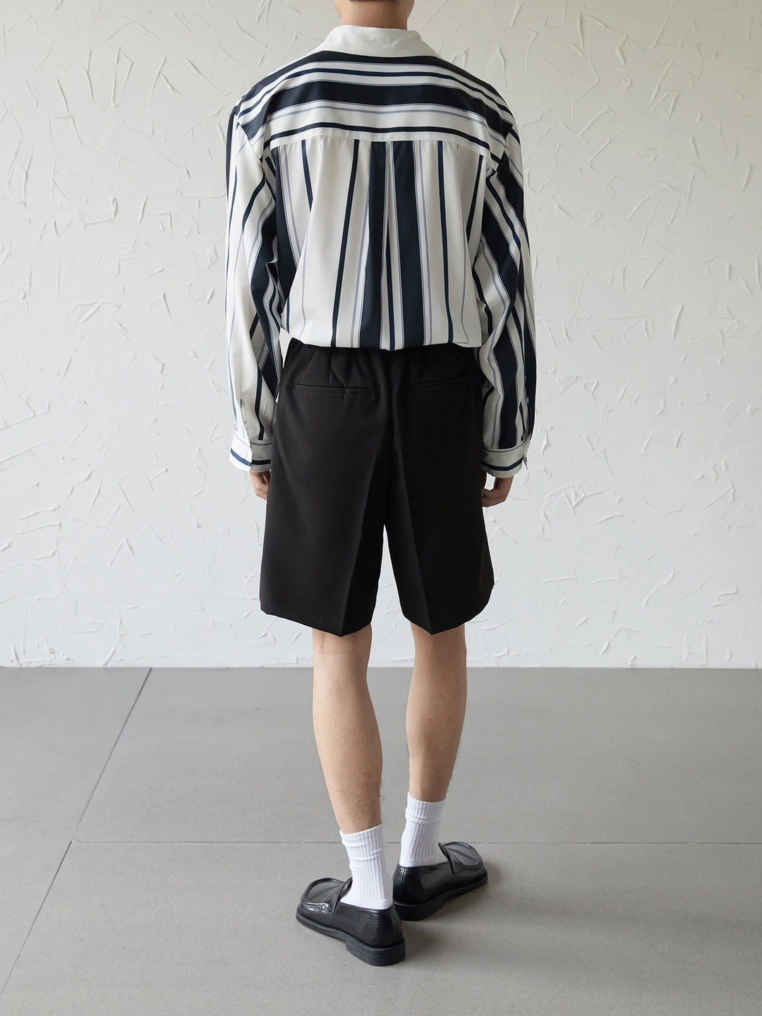 [DAZIONSED] STRIPE LONG SHIRT ST1135