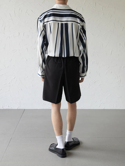 [DAZIONSED] STRIPE LONG SHIRT ST1135
