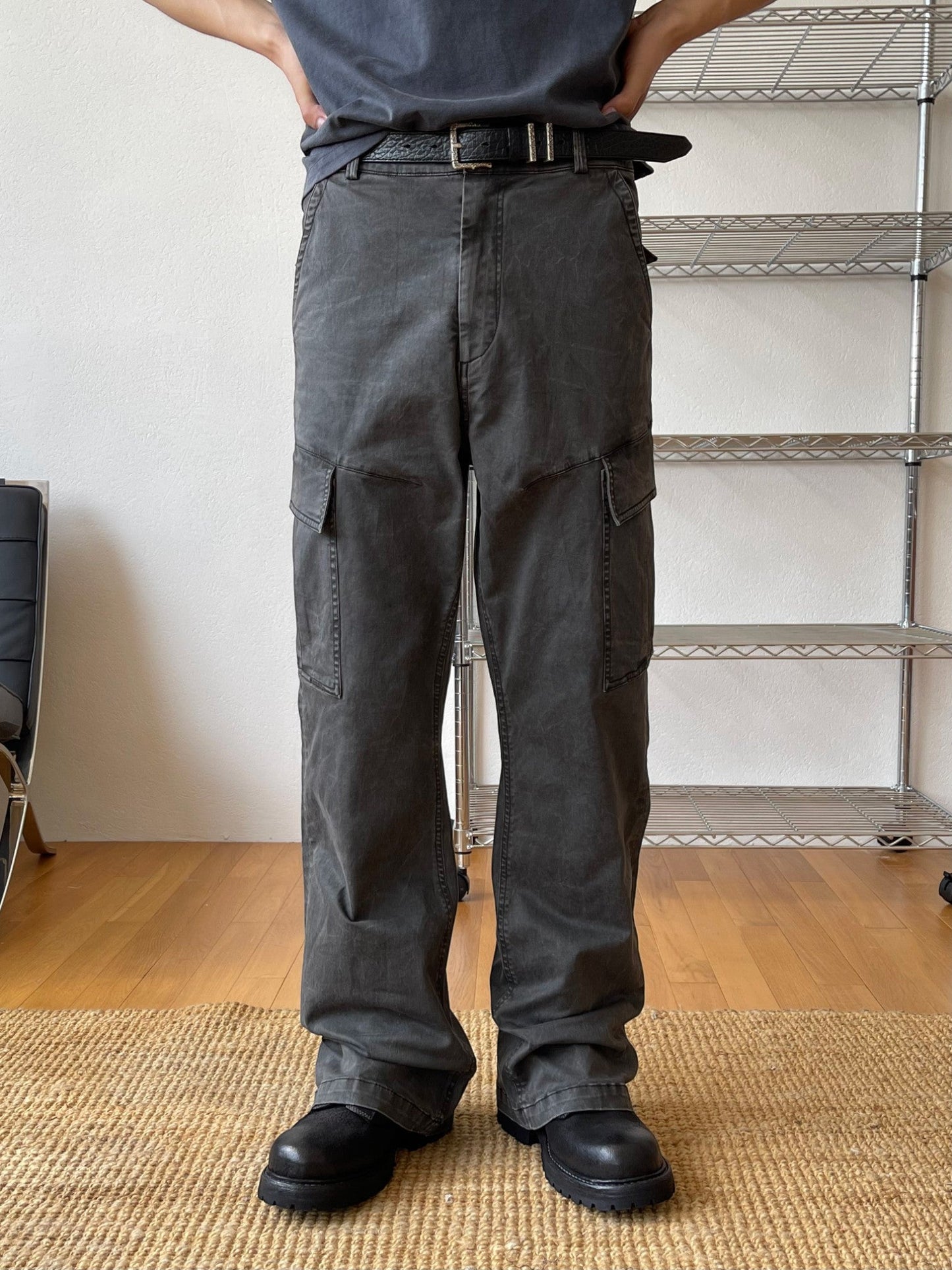 [FDM] DYED WAVE MULTI-POCKET CARGO TROUSERS st5027
