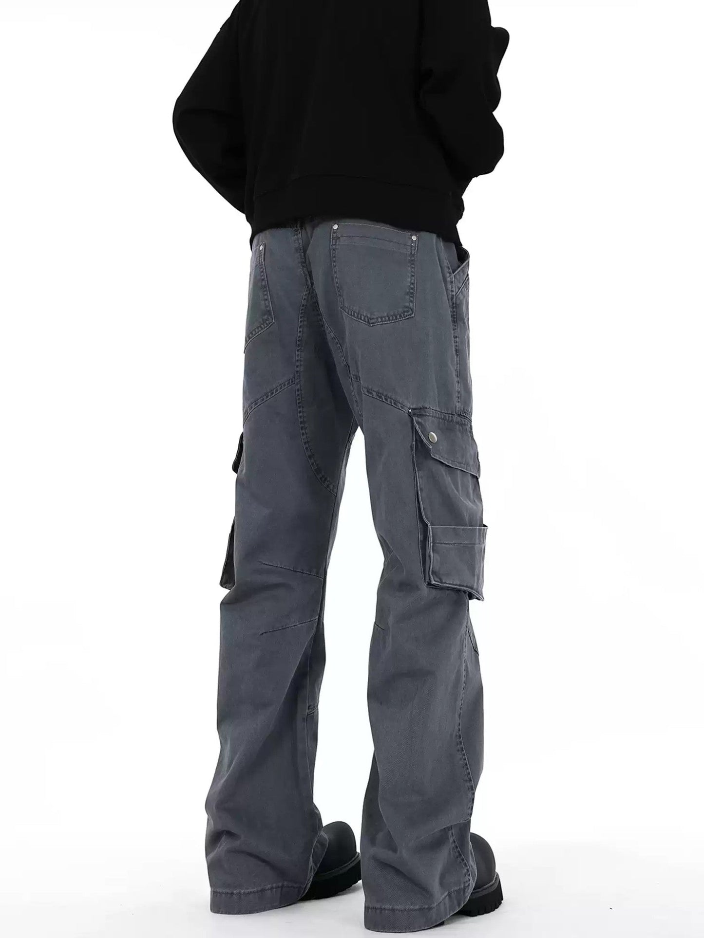 [FILFR] RELAXED MULTI-POCKET STRAIGHT TROUSERS st5029