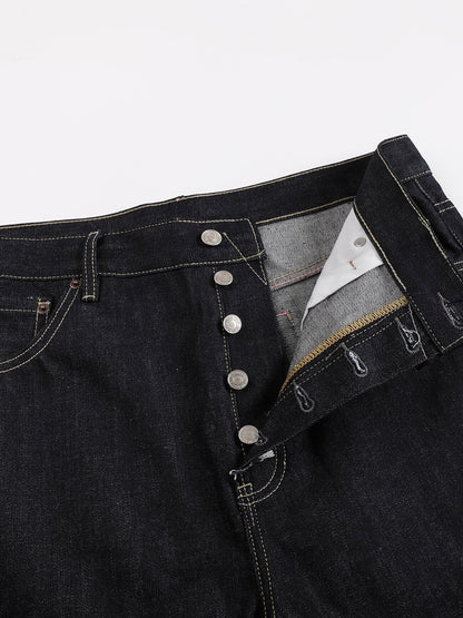 [DECEYE] DISTRESSED A-CUT DENIM JEANS st5020