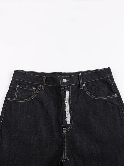 [DECEYE] DISTRESSED A-CUT DENIM JEANS st5020