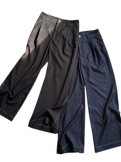 [DESERTO] A-FRAME SOFT STRUCTURED TROUSERS st5019