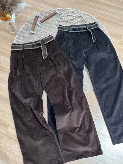 [MANUSCRIPT] SOFT CORE BAGGY TROUSER st5018