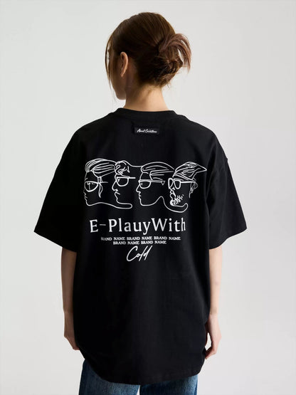 [COLDSTONE] GRAPHIC WIDE T-shirt st5020