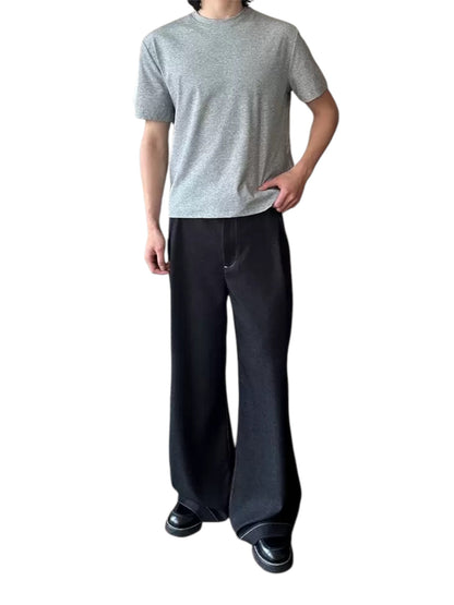[DESERTO] A-FRAME SOFT STRUCTURED TROUSERS st5019