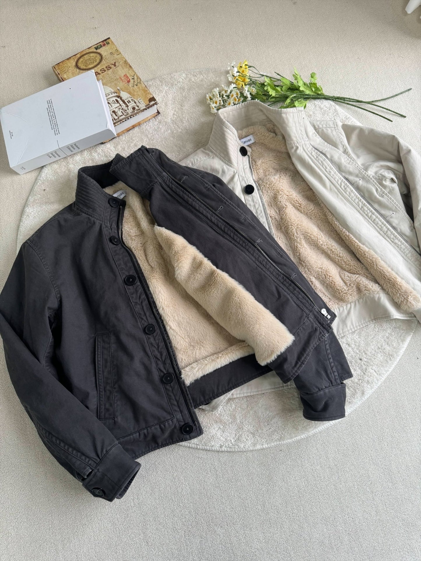 [XANVAS] FLEECE-LINED WORK JACKET st5013