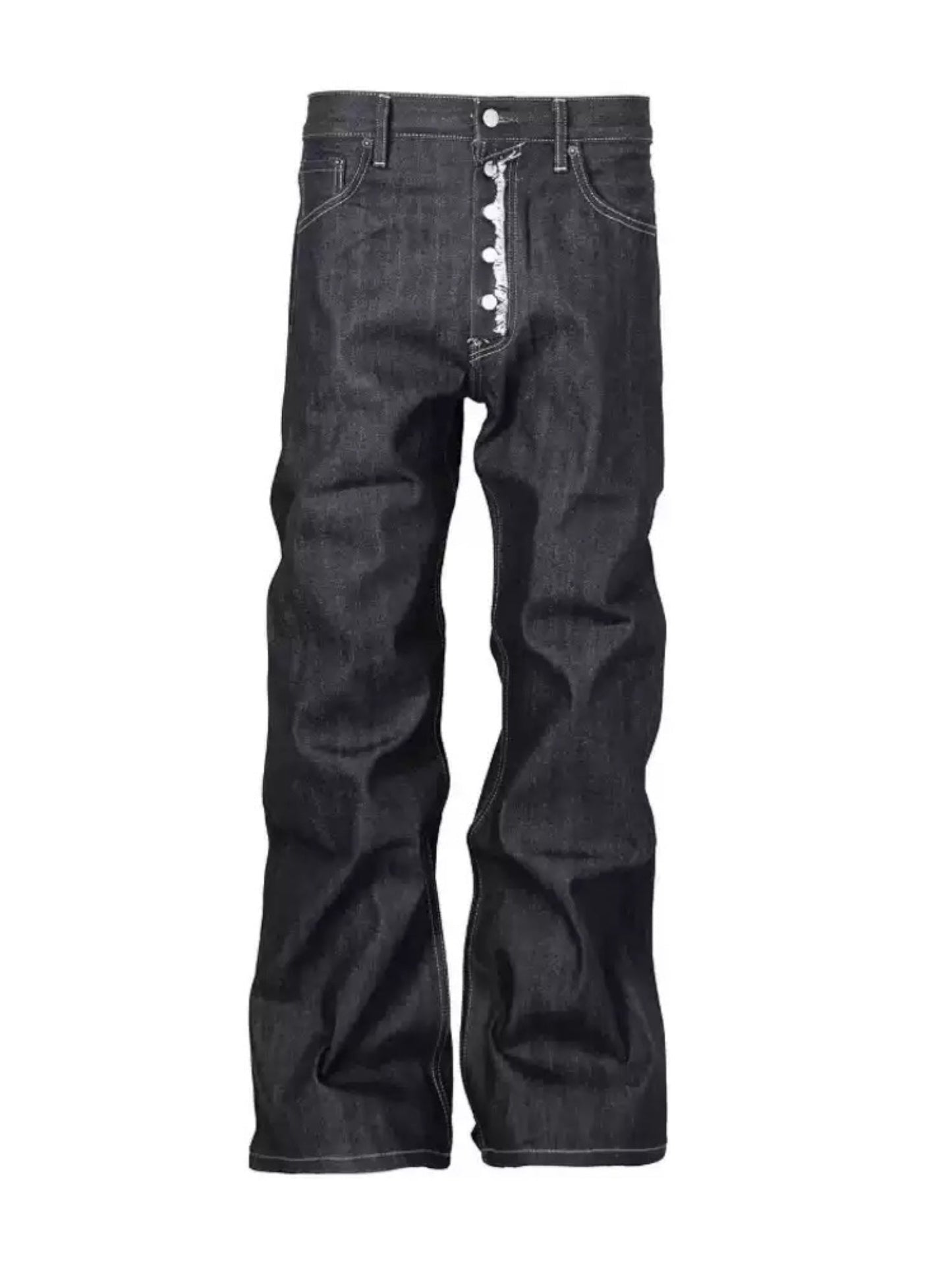 [DECEYE] DISTRESSED A-CUT DENIM JEANS st5020