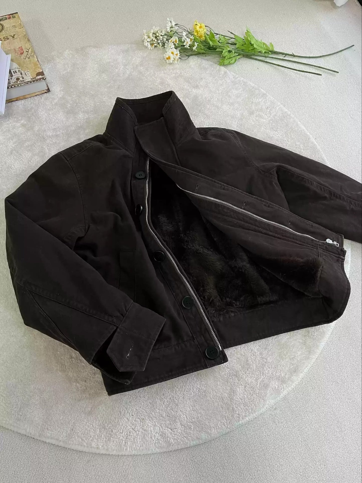 [XANVAS] FLEECE-LINED WORK JACKET st5013