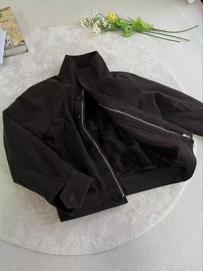 [XANVAS] FLEECE-LINED WORK JACKET st5013