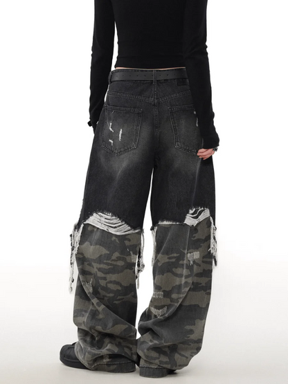 [MRNEARLY] camouflage washed pants st1846