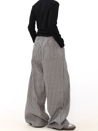 [MRNEARLY] stripes street pants st1842