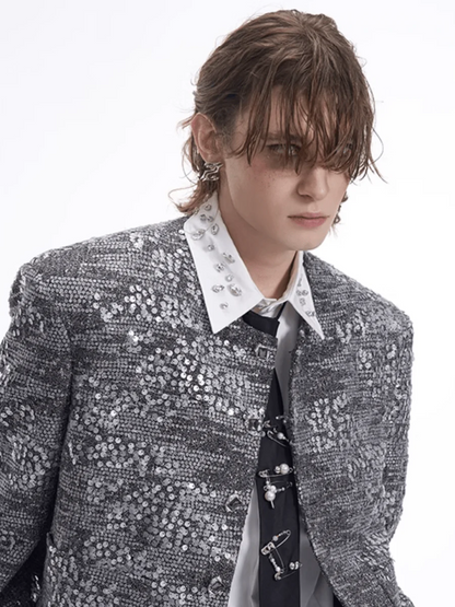 [STARTEXCEEDEND]Light luxury perfume jacket st1875