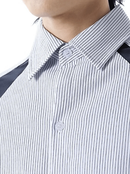 [TREND ST] striped shirt st1859